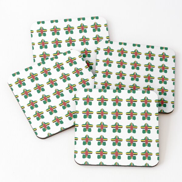 Item preview, Dominica Flag Star Pattern designed and sold by TheIconSmith.