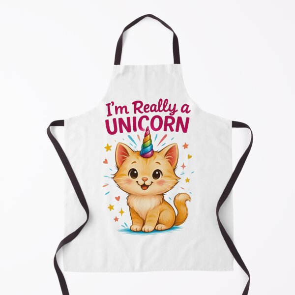 Item preview, Cute Cat Unicorn – I'm Really a Unicorn – Funny Kawaii Kitten Design designed and sold by VIBE CRAFT STUDIO.