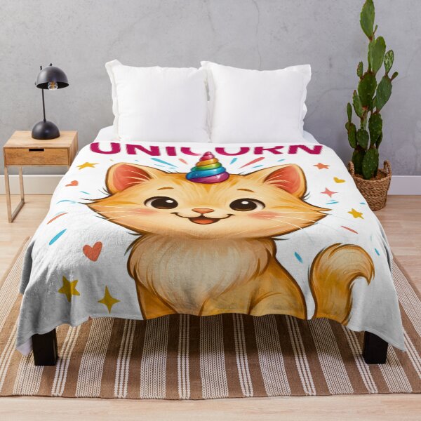 Item preview, Cute Cat Unicorn – I'm Really a Unicorn – Funny Kawaii Kitten Design designed and sold by VIBE CRAFT STUDIO.