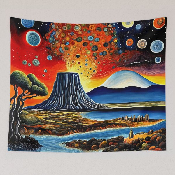 Item preview, The Erupting Volcano 1 designed and sold by George Hutton Hunter.