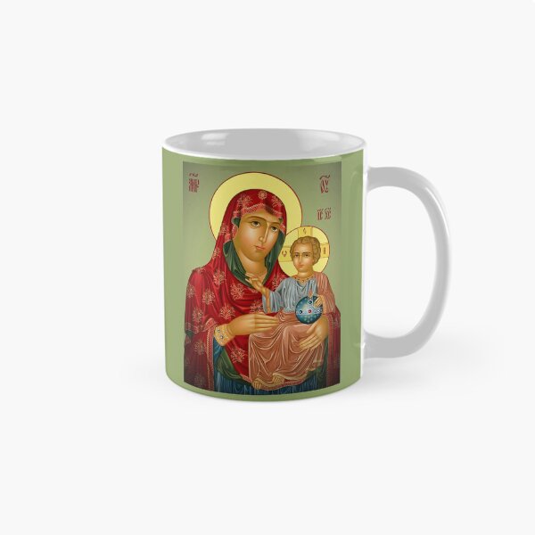 Item preview, Mother of God of Gethsemane Jerusalem Orthodox Icon designed and sold by orthodox-icon.