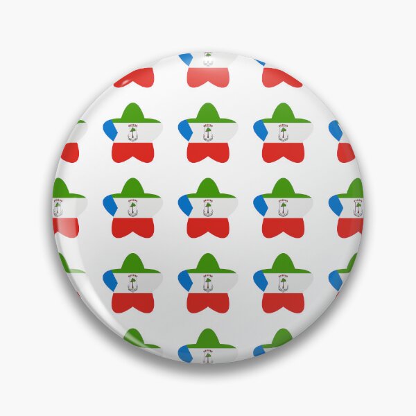 Item preview, Equatorial Guinea Flag Star Pattern designed and sold by TheIconSmith.