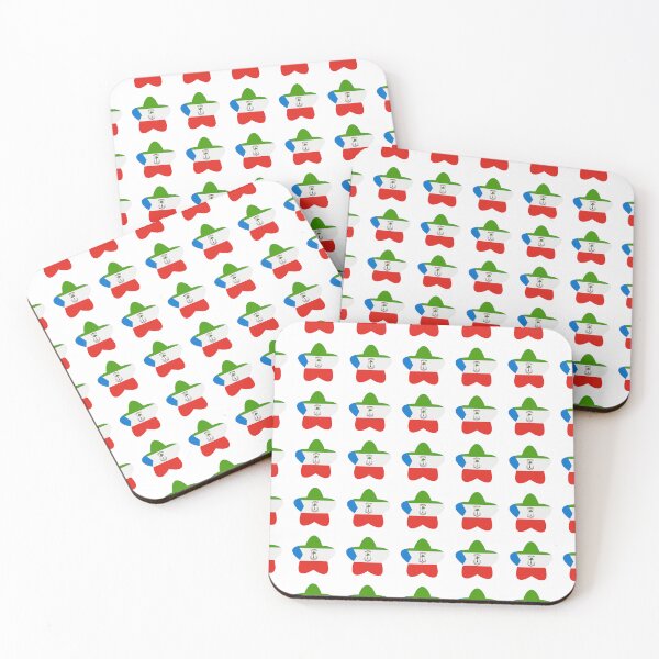 Item preview, Equatorial Guinea Flag Star Pattern designed and sold by TheIconSmith.
