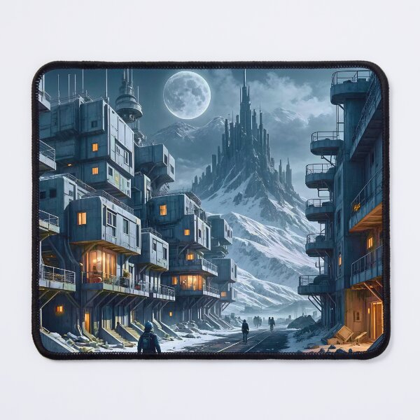Item preview, Cyber City Frost Scape designed and sold by Ink Art Design.