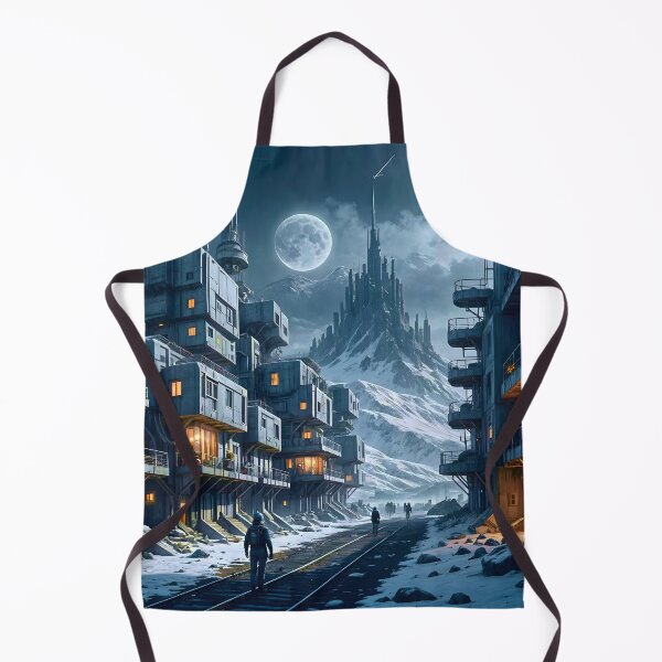Item preview, Cyber City Frost Scape designed and sold by Ink Art Design.
