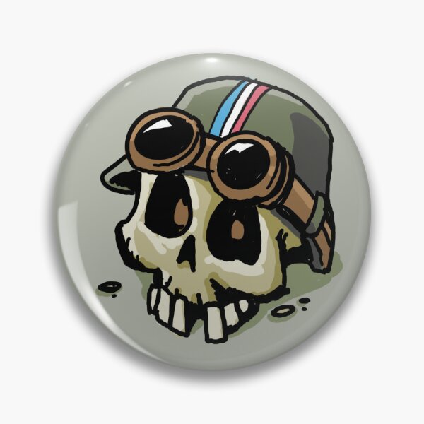 Artikelvorschau, Retro Aviator Skull | Custom Military Helmet Design entworfen und verkauft von Patrice Audet Illustration.