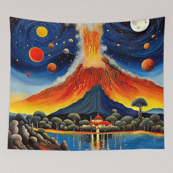 Item preview, The Erupting Volcano 3 designed and sold by George Hutton Hunter.