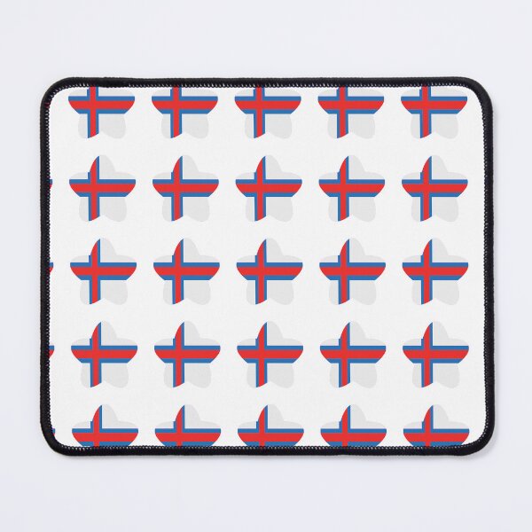 Item preview, Faroe Islands Flag Star Pattern designed and sold by TheIconSmith.