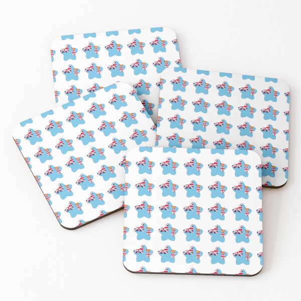 Item preview, Fiji Flag Star Pattern designed and sold by TheIconSmith.