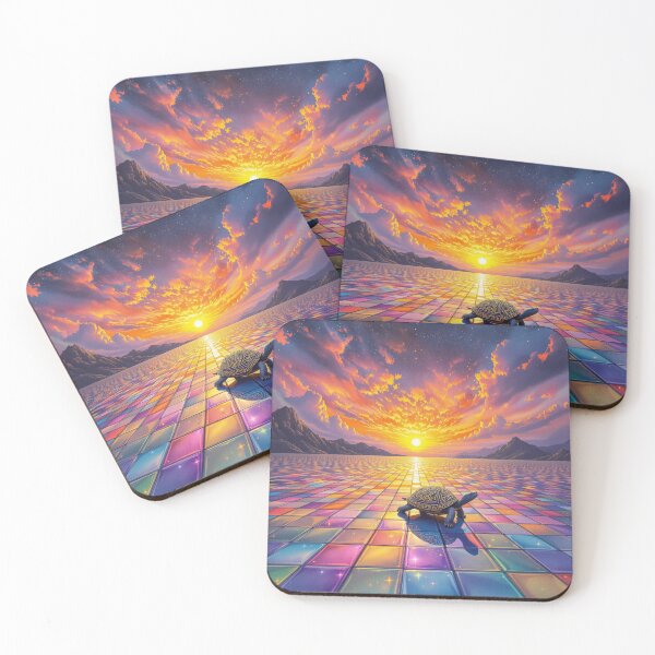 Item preview, Tortoise on the Tiles designed and sold by HabitableMoons.