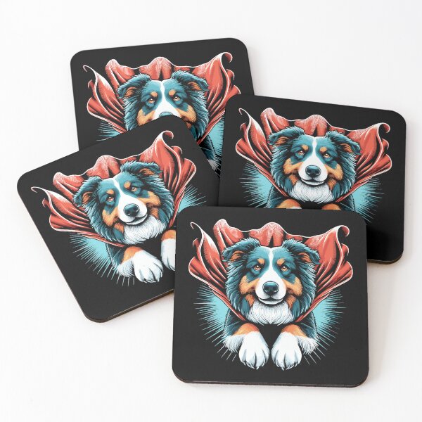 Item preview, Super Dog Australian Shepherd Sheppie Gift designed and sold by Pineapple-Tree.