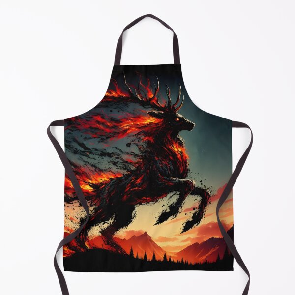 Item preview, Ember Fire Deer, Ai Generated Art   designed and sold by ACC .