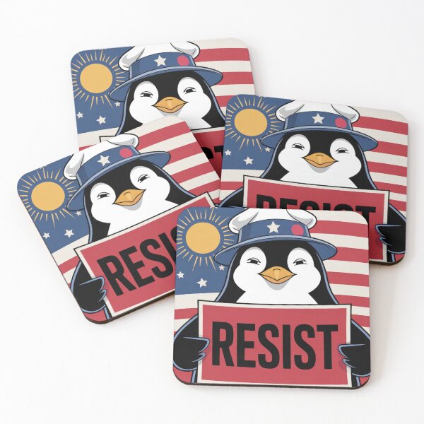 Item preview, ANTI TARIFF. Penguins RESIST  designed and sold by Obinne.