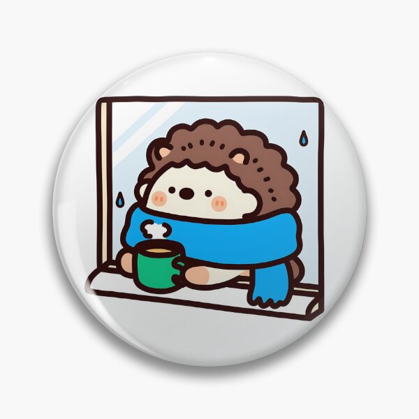 Item preview, A hedgehog looking up at the winter sky designed and sold by Elinotes.