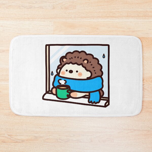 Item preview, A hedgehog looking up at the winter sky designed and sold by Elinotes.