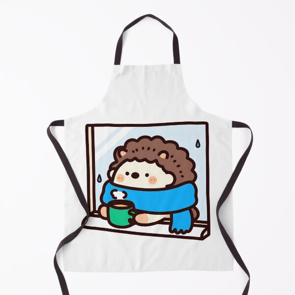 Item preview, A hedgehog looking up at the winter sky designed and sold by Elinotes.