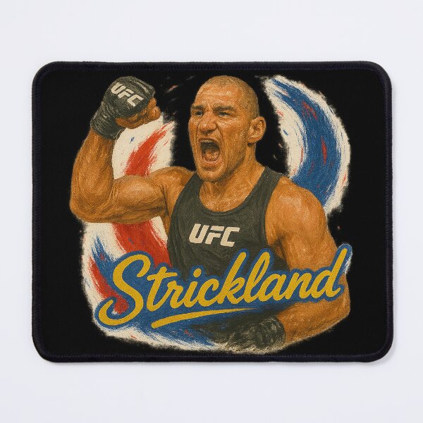 Item preview, Sean Strickland UFC Warrior Art – Grit, Guts, and Glory Fight Style	 designed and sold by VintageVibes Co..
