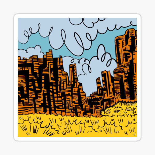Item preview, Fluffy Clouds On The Canyon designed and sold by heyimleo.