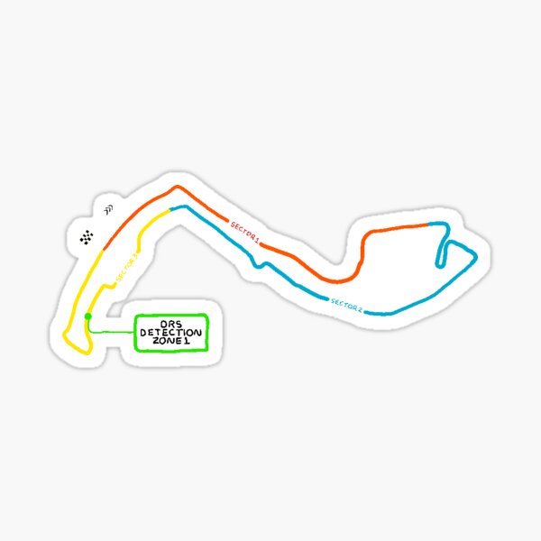 Item preview, Monaco circuit outline  designed and sold by My Needs to Yours.