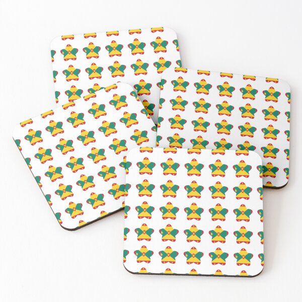Item preview, Grenada Flag Star Pattern designed and sold by TheIconSmith.