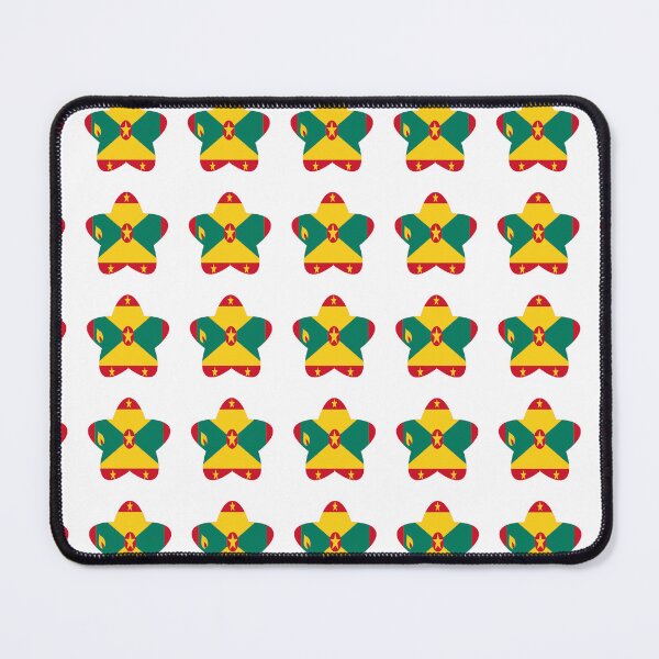 Item preview, Grenada Flag Star Pattern designed and sold by TheIconSmith.
