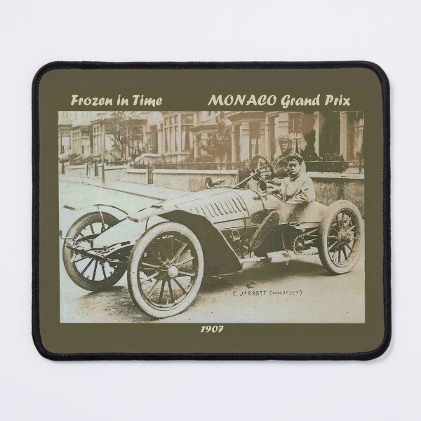 Item preview, Monaco Vintage Restored 1907 Frozen in Time Grand Prix Auto Racing Advertising Print designed and sold by posterbobs.