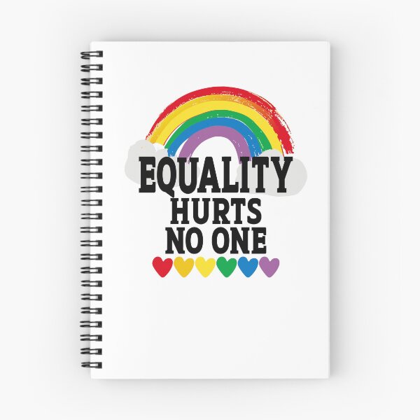 Item preview, Gay Pride Equality Hurts No One Saying LGBTQ Rights Flag designed and sold by Colorfulman.