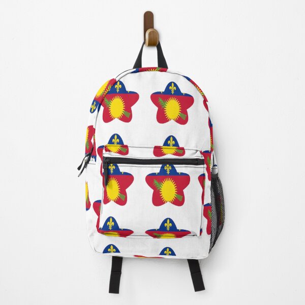 Item preview, Guadeloupe Flag Star Pattern designed and sold by TheIconSmith.