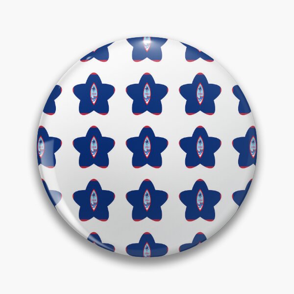 Item preview, Guam Flag Star Pattern designed and sold by TheIconSmith.