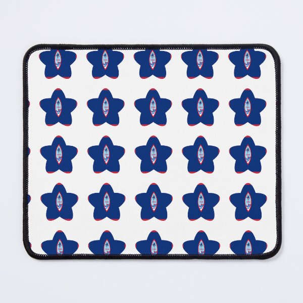 Item preview, Guam Flag Star Pattern designed and sold by TheIconSmith.