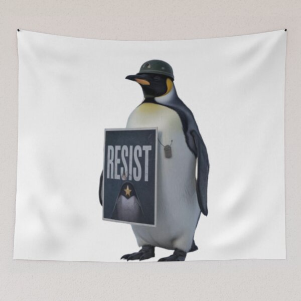 Item preview, ANTI TARIFF: Even Penguins Say Resist” designed and sold by Obinne.