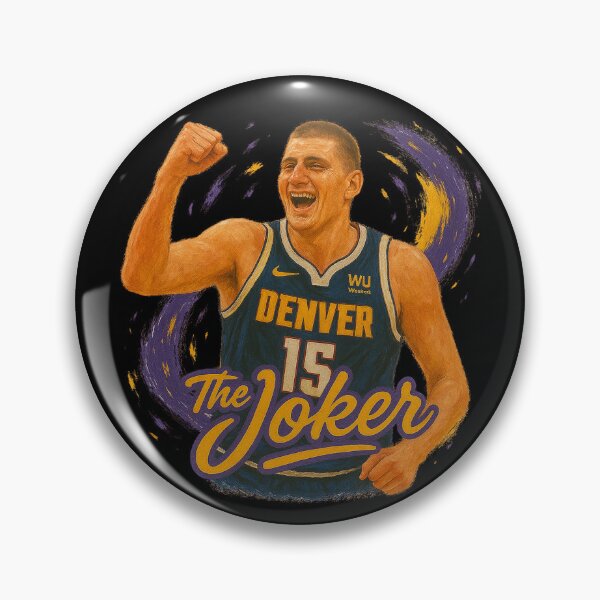 Item preview, Nikola Jokić "The Joker" Denver Nuggets Basketball Artwork	 designed and sold by VintageVibes Co..