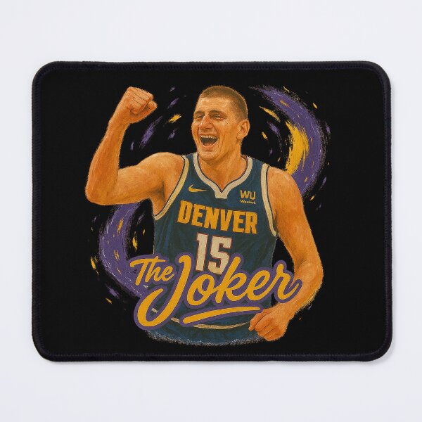 Item preview, Nikola Jokić "The Joker" Denver Nuggets Basketball Artwork	 designed and sold by VintageVibes Co..