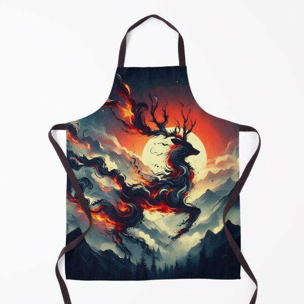 Item preview, Smoky Fire Deer, Ai Generated Art   designed and sold by ACC .