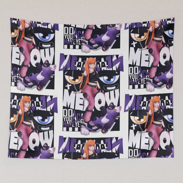 Item preview, Cute Cat Girl – MEAOW Quote – Do You Have a Cat Yet? designed and sold by TanlaTon.