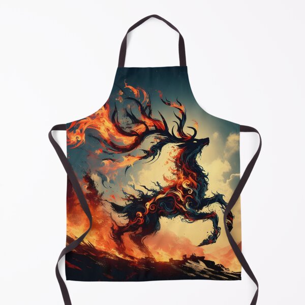 Item preview, Ember Fire Deer, Ai Generated Art   designed and sold by ACC .
