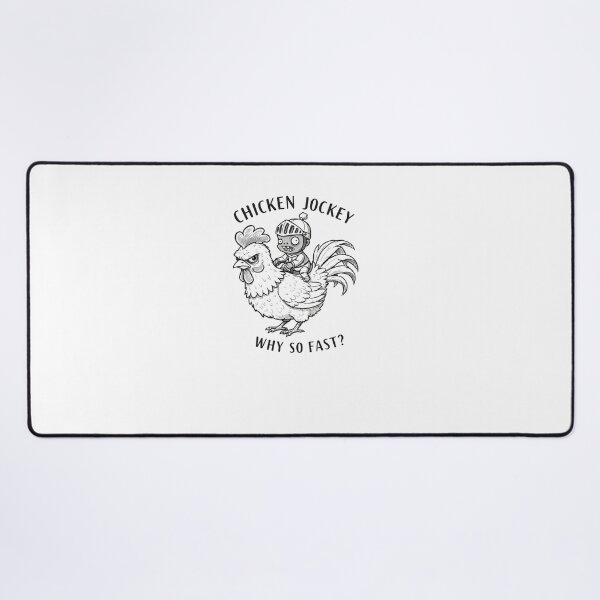 Item preview, Chicken Jockey - Why so fast? designed and sold by Polyverse.