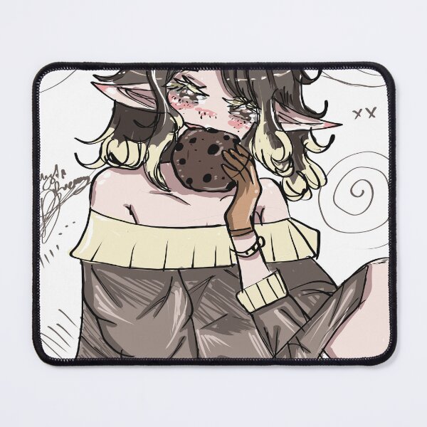 Item preview, Anime girl eating cookie shirt xx official design designed and sold by MysticRacoon6.