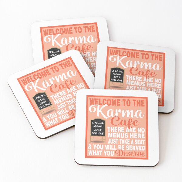 Item preview, Welcome to the karma cafe - ORANGE designed and sold by StellarFX.
