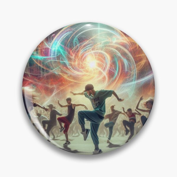 Item preview, Energetic dance in the city designed and sold by Sigtrix.