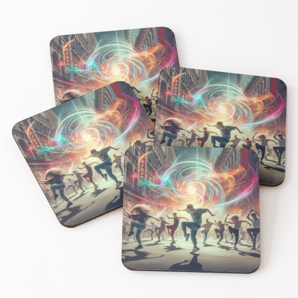Item preview, Energetic dance in the city designed and sold by Sigtrix.