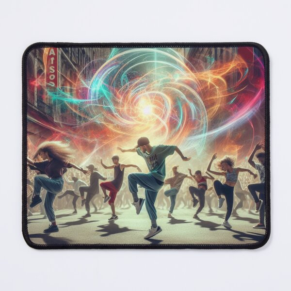 Item preview, Energetic dance in the city designed and sold by Sigtrix.