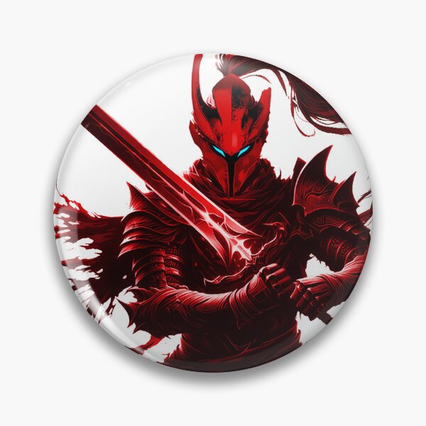 Item preview, Red Armored Knight designed and sold by DogArtGallery.