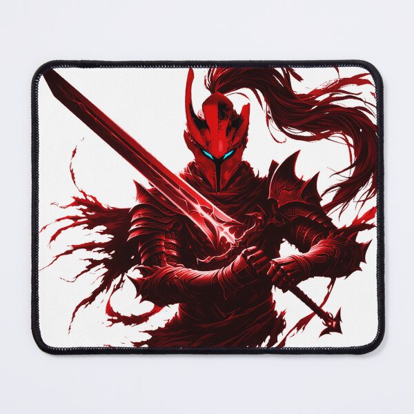 Item preview, Red Armored Knight designed and sold by DogArtGallery.