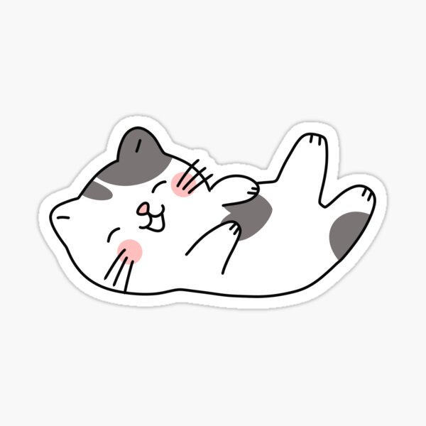 Item preview, Sleeping Spotted Cat | Cute Kitty Illustration. designed and sold by poppopstix.