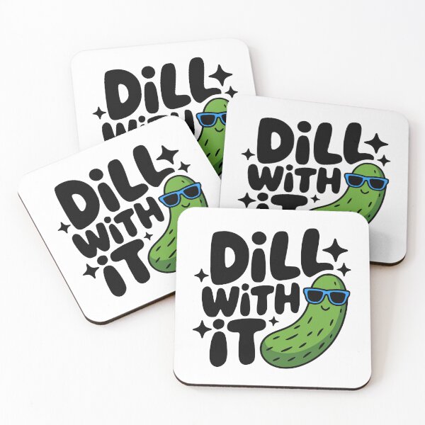 Item preview, Dill With It! Cute Pickle Pun designed and sold by PMCreative.