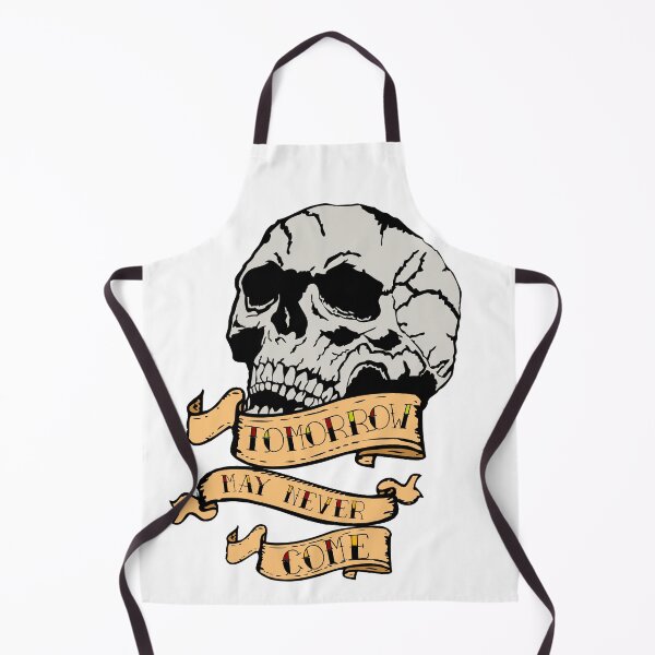 Item preview, tomorrow may never come skull old school quote designed and sold by Achille3777.