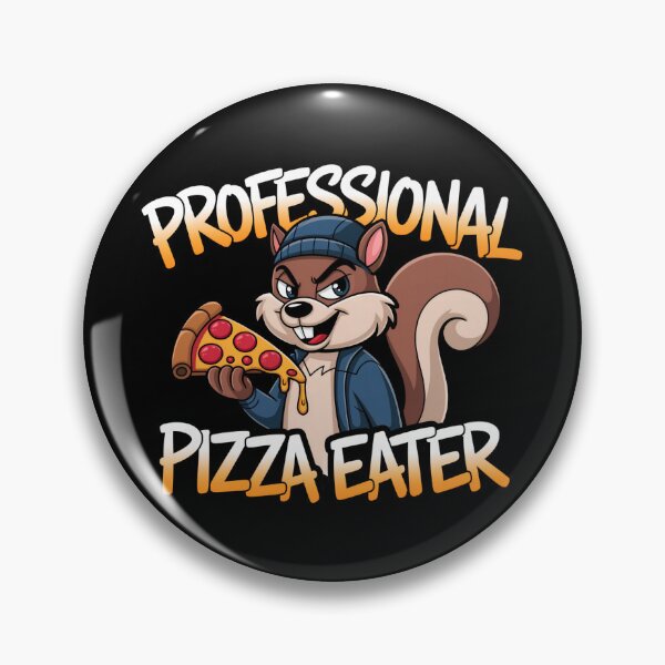 Item preview, Professional Pizza Eater – Funny Cartoon Squirrel designed and sold by Fragy72.