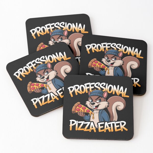 Item preview, Professional Pizza Eater – Funny Cartoon Squirrel designed and sold by Fragy72.