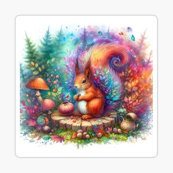 Item preview, Squirrel Art #27 | Squirrel Lovers designed and sold by ksgraphics222.